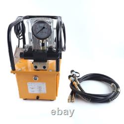 Electric Driven Hydraulic Pump Power Unit Double-acting with 1.8M Oil Hose AC 110V
