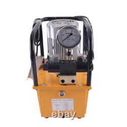 Electric Driven Hydraulic Pump Power Unit Double-acting with 1.8M Oil Hose AC 110V