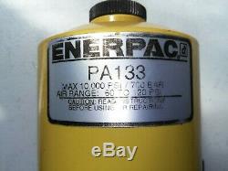 Enerpac P133 Air Hydraulic Pump with hose, attachments
