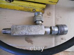 Enerpac PA130 air hydraulic foot pump + more. Lot