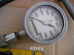 Enerpac PA130 air hydraulic foot pump + more. Lot