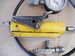 Enerpac PA130 air hydraulic foot pump + more. Lot