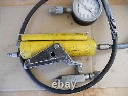 Enerpac PA130 air hydraulic foot pump + more. Lot