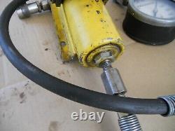 Enerpac PA130 air hydraulic foot pump + more. Lot