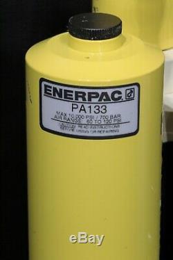 Enerpac PA133 Air Driven Hydraulic Foot Pump with Enerpac RC104 Hydraulic Cylinder
