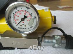 Enerpac PA133 Air Driven Hydraulic Foot Pump with Gauge. 10,000 PSI