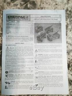 Enerpac PACG5002SB 1250 to 5000 PSI 127 Cu In Oil Cap Air Powered Hydraulic Pump