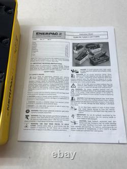Enerpac PAMG1402N Turbo II Air Hydraulic Pump 4/3 Manual Valve