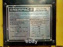 Enerpac PAM-1042 Air hydraulic pump 4/3 manual valve, 700bar/10,000psi TESTED