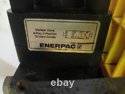 Enerpac PAM-1042 Air hydraulic pump 4/3 manual valve, 700bar/10,000psi TESTED