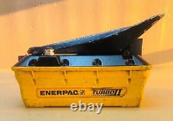 Enerpac PATG1102N Turbo II Air Driven Hydraulic Foot Pump 700 BAR -Not Tested