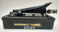 Enerpac PATG1105N Turbo II Air Driven Hydraulic Foot Pump With Gauge Used