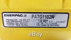 Enerpac PATG-1102N 10000 PSI Cap 0.54 Gal Res Cap Air Powered Hydraulic Pump