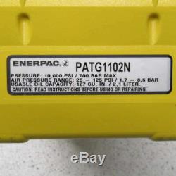 Enerpac PATG-1102N 10000 PSI Turbo II Air Hydraulic Pump Hand/Foot Operated