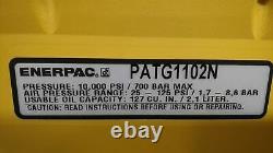 Enerpac PATG-1102N 10,000 PSI Cap 0.54 Reservoir Cap Air Powered Hydraulic Pump