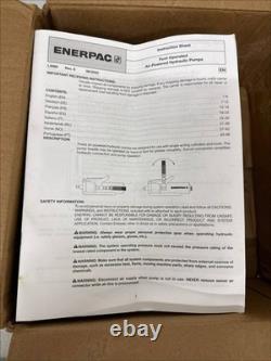 Enerpac PA-133 Air Hydraulic Pump 10000 PSI Base Mount