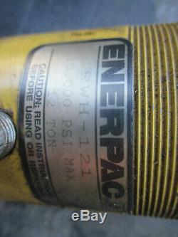 Enerpac Pam-1041 Air Powered Hydraulic Pump With Rwh-121 Ram