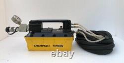 Enerpac Parg1102n Pneumatic Air Hydraulic Foot Pump 700 Bar/10,000 Psi