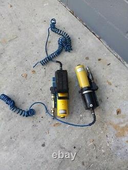 Enerpac Pneumatic Air Hydraulic Foot Pump 10,000 Psi / 700 Bar Pump Action