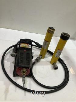 Enerpac Rc108 Central Hydraulics 10,000psi Air Pump 10 Ton F4720k Set Y2m