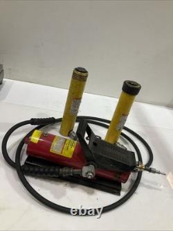Enerpac Rc108 Central Hydraulics 10,000psi Air Pump 10 Ton F4720k Set Y2m