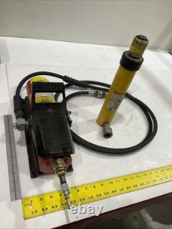 Enerpac Rc108 Central Hydraulics 10,000psi Air Pump 10 Ton F4720k Set Y2m