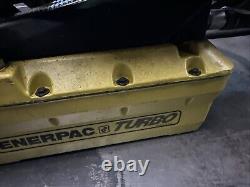 Enerpac Turbo Hydraulic Pump Pat1102N- 10000 PSI WithPress Model VM-4L / BM1C