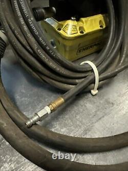 Enerpac Turbo Hydraulic Pump Pat1102N- 10000 PSI WithPress Model VM-4L / BM1C