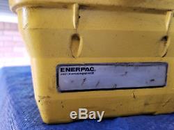 Enerpac Turbo II Air Hydraulic Pump, 4-way Manual Valve Tested See Video