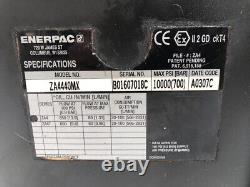 Enerpac Za4440mx Pneumatic Air Hydraulic Pump/ Power Pack 4 Way Valve 700 Bar