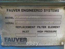 Fauver Model VPU-P4/4F21 Air Pneumatic Hydraulic Pump 2100 PSI