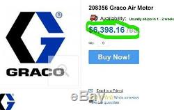 Graco Bulldog 208-356 Air Motor & 5 Gallon Drum Un-Loader 226-252 #26
