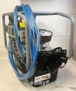 HYTORC HY-AIR-2 PNEUMATIC HYDRAULIC TORQUE WRENCH PUMP Mint CALIBRATED #B100