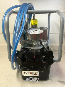 HYTORC HY-AIR-2 PNEUMATIC HYDRAULIC TORQUE WRENCH PUMP Mint CALIBRATED #B100