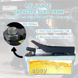 Haichy 10,000 PSI 1.7L Reservoir, NPT 1/4 Inlet, Air Hydraulic Pump, PE