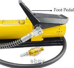 Haichy 10,000 PSI Air Hydraulic Foot Pump Control Lift with Air Line Lubricator