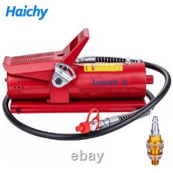 Haichy Air Hydraulic Pump 10,000 PSI 10 Ton Porta Power Hydraulic Air Foot Pump