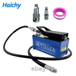 Haichy Air Hydraulic Pump 10,000 PSI, 1.7L Reservoir, NPT 3/8 Oil Outlet, Blue
