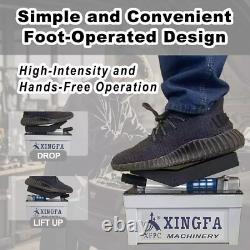 Haichy Air Hydraulic Pump 10,000 PSI, 1.7L Reservoir, NPT 3/8 Oil Outlet, Gray