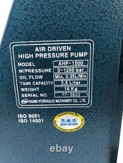 Hanmi Hydraulics Ahp-1500 Air Driven Liquid Pump/ Bolt Tensioner/hydro Test Pump