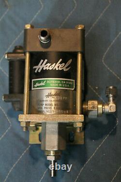 Haskel Air Driven Hydraulic Pump Mod. MS-71 711 ratio 8K PSI Max