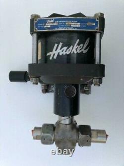 Haskel Dsf-35 Air Driven Fluid/ Liquid Pump 5700 Psi Working Pressure 351 Ratio