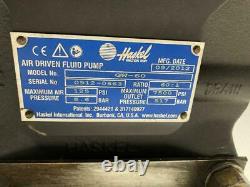 Haskel Gw-60 Pneumatic Air Liquid/ Fluid Pump 7500 Psi/ 517 Bar 601 Ratio #2