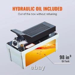 Heavy Duty 10000 PSI Air Hydraulic Pump Treadle 1/2 Gal Reservoir