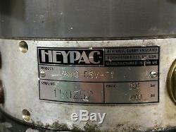 Heypac GX40-BSV-T1 Air Intensifier Driven Hydraulic Power Unit 280 BAR Max