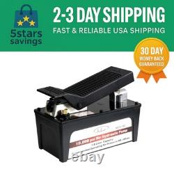 High Power 10,000 PSI Air Hydraulic Pump with 1/2 Gal Reservoir for Auto Repair