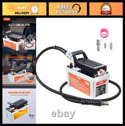 High-Pressure Air Hydraulic Pump 10,000 PSI, 1/2 Gal Reservoir, Foot Operated, A