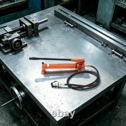 High-Pressure Hydraulic Hand Pump 10000PSI, Manual Hydraulic Pump for Heavy Duty