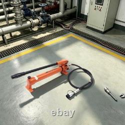 High-Pressure Hydraulic Hand Pump 10000PSI, Manual Hydraulic Pump for Heavy Duty
