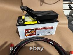 High Pressure Hydraulics Air Hydraulic Foot Pump 10,000 PSI Foot Pedal pump